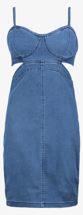 Cut Out Bodycon Denim Dress, £20 - Dress #4938555