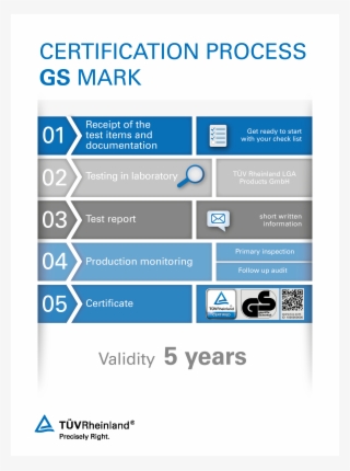 Certification Process For A Gs Certificate - Tüv Rheinland #4939959