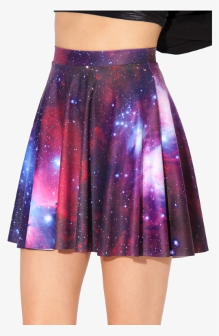 Galaxypurpleskirt 5-web Skater Skirts, Women's Skirts, - Galaxy Skirts #4940836