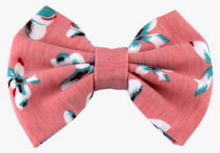 Coral Luau Bow Tie - Jersey #4943017
