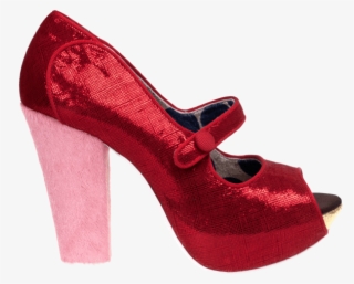 Sightseeing In Red Heeled Sandals #4943324