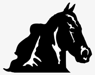 Horse Head Png Clipart - Caras De Caballos En Blanco Y Negro #4943969