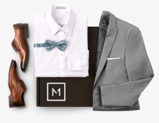 Brown Shoes, White Shirt, Blue Suit Jacket And A Red - Suit #4944353