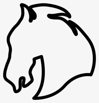 Png File Svg - Tete De Cheval Contour #4944484