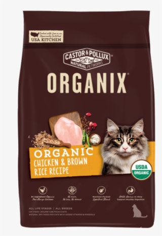 Castor And Pollux Organix Chicken And Brown Rice Dry - Organix Chicken And Brown Rice Cat Food #4945296