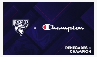 Renegades Is Latest Organisation To Partner With Champion - Champion #4945347
