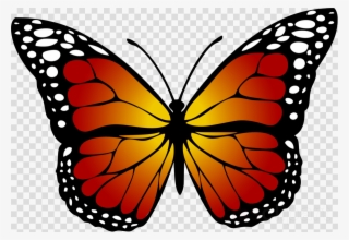 Yellow Butterfly Clipart Butterfly Insect Clip Art - Kupu Kupu Hitam Putih #4946277