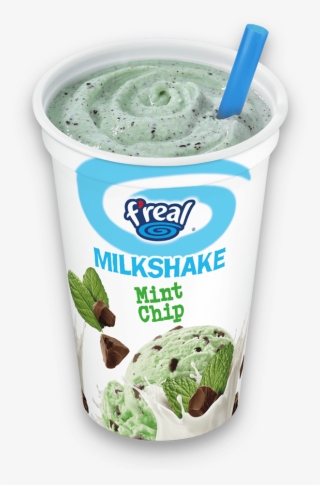 Cups 1000px W Drop Shadow Mint Chip - F Real Smoothie, Strawberry Banana - 10 Fl Oz #4947927