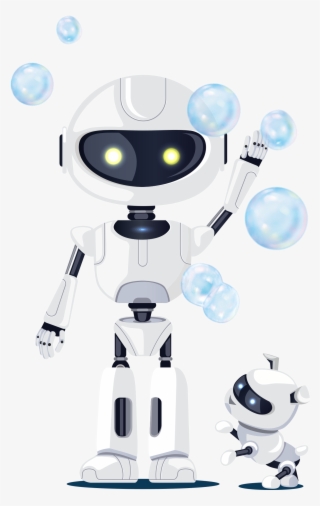 Air Is Blown Through A Soap Film - Robot #4949168