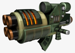 Megarocket Cannon Render - Ratchet And Clank 2 Weapon Real #4949236