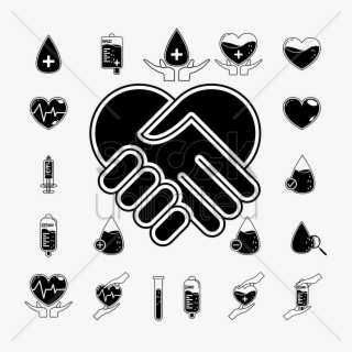 Heart Handshake Clipart Heart Handshake - Hand Shake Heart Logos #4949421