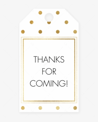 Gold Polka Dots Favor Tag Template By Littlesizzle - Gold #4950774