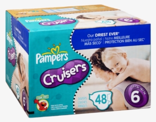 Pampers Cruisers Size 6 Sesame Street Diapers - Pampers Cruisers 3-way Fit Size 6 Diapers 34 Ct Pack #4952768