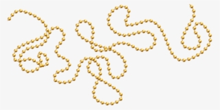 Free Png Gold Beads Decoration Png Images Transparent - Necklace #4953069