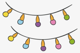 Clip Beads Colorful - Lamp Cartoon Png #4953620