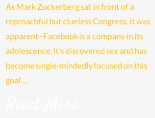 Mark Zuckerberg In A Senate Hearing To Take Responsibility - Orange #4953670