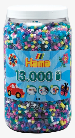 Hama Midi Perler 13000 Stk 69 Farve Mix #4953809