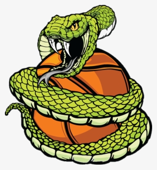 2018 Bluffs Hoops Shootout Youth Basketball Tournament - Snake Wrapped Around Ball #4953929