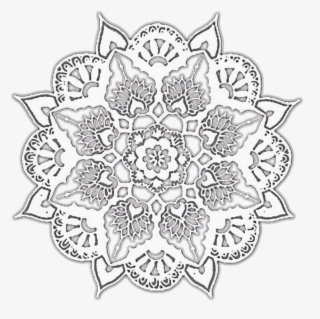 Mandala Icon Pfp Edit Overlay Overlays Iconresources - Colouring Pages For Adults Flowers #4954568