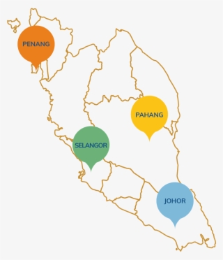 Durian Breed Distribution In Malaysia - Map #4955176