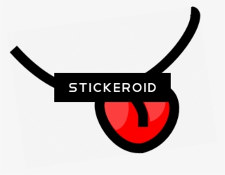 Cartoon Tongue Mouth - Emblem #4955306