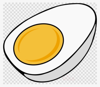 Boiled Egg Coloring Page Clipart Fried Egg Scrambled - Hard Boiled Egg Cartoon #4956487