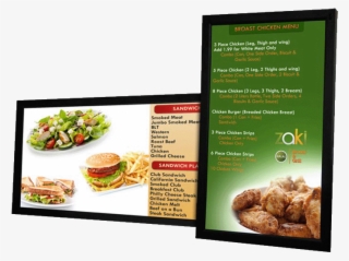 Photo Of Digital Menu Boards In Landscape And Portrait - Digital Menu Boards Flyer #4958567