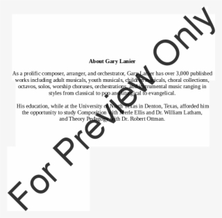 Doxology Of Praise Thumbnail - Marching Song Gustav Holst Clarinet #4959702