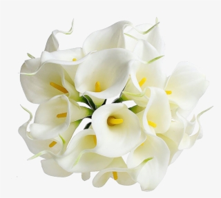 Calla Png Transparent Image - Sodial Calla Lily Bridal Wedding Bouquet 10 Head Latex #4960015