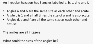 Angles In A Hexagon Problem Solving - Texto Populacao Do Brasil #4961183