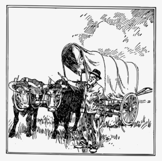 Ox Wagon Ox Wagon Covered Wagon Computer Icons - Carro De Boi Vetor #4961969