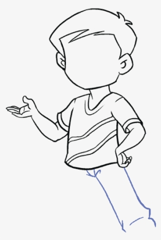 Graphic Royalty Free Action Drawing Face - Boy Easy Drawing #4964040