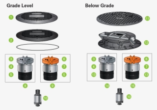 Ebw® Series Spill Container Replacement Parts - Waffle Iron #4965280 Ebw® Series Spill Container Replacement Parts - Waffle Iron #4965280