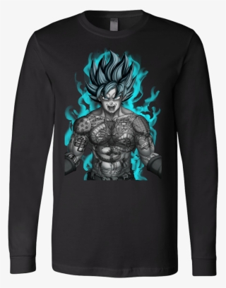 Long Sleeve Tattoo Tee Shirts - Goku #4966668