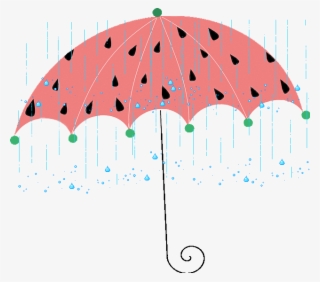 Umbrella Rain Showers Spring Splash Water - Umbrella Clipart Png #4966863