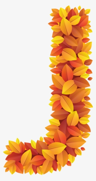 Who Adores Fall - Autumn Flowers Letter J #4967463