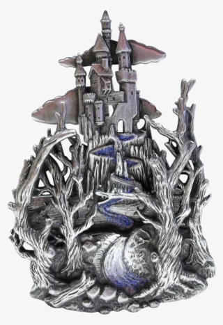 Medieval Castle Winding Road Hilltop Jj Pin Jonette - Battleship #4967674