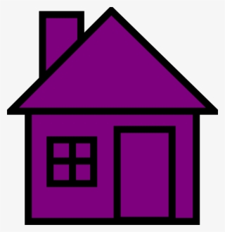 Purplehouse Clip Art At Clker - Purple House Clipart #4968156