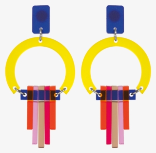 Art Deco Chandeliers Citrus - Earrings #4972562