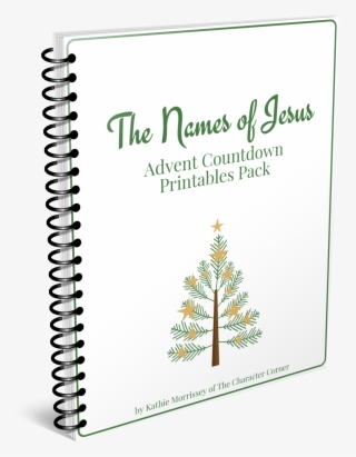 Spiral Cover Names Of Jesus Advent Countdown The Character - Jesus #4973011