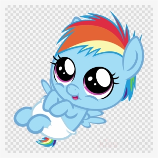 Download My Little Pony As Babies Clipart Pony Rainbow - Mlp Baby Flurry Heart Vectors #4973293