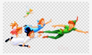 Peter Pan Wendy Michael John Flying Clipart Peter And - Peter Pan E Sua Turma #4974039 Peter Pan Wendy Michael John Flying Clipart Peter And - Peter Pan E Sua Turma #4974039
