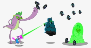 Spike Twilight Sparkle Rarity Princess Celestia Marceline - Mlp Queen Of Changelings #4977682