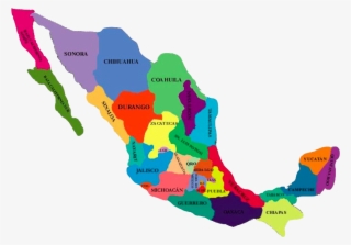 Mapa De La Republica Mexicana Png - Map Of Mexico Clip Art #4977986