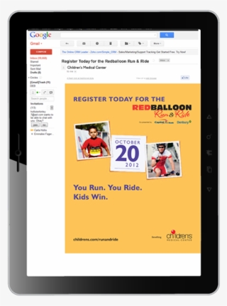 "red Ballon Run" Email Blast On Behance - Web Page #4978038
