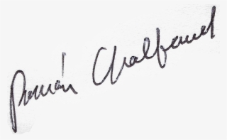 Firma Roman Chalbaud - Firmas De Directores Png #4979560