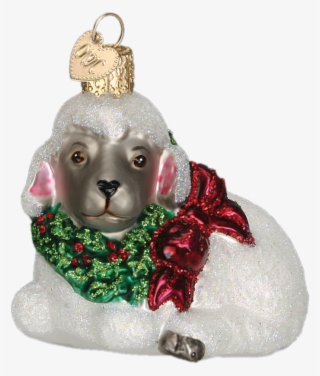 Old World Christmas Little Lamb Glass Ornament - Old World Christmas - Little Lamb Glass Ornament #4979803