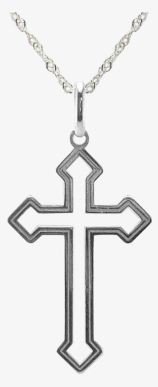 Pingente De Prata Crucifixo Com Pontas - Corrente Crucifixo Desenho #4980063