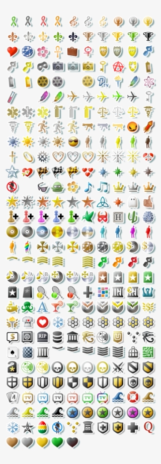File Containing All Of The Achievements Icons) - Icon #4980996