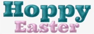 Hoppy Easter Word Art #4984995